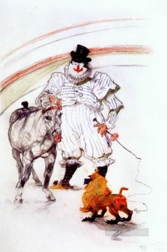  circo Obras - En el circo doma de caballos y monos 1899 Toulouse Lautrec Henri de